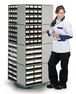 Treston plastic bins and cabinets are modular storage solutions.